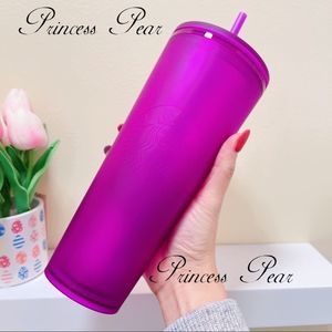 5/ $100 ✨Starbucks Venti Purple Soft Touch Cold Cup